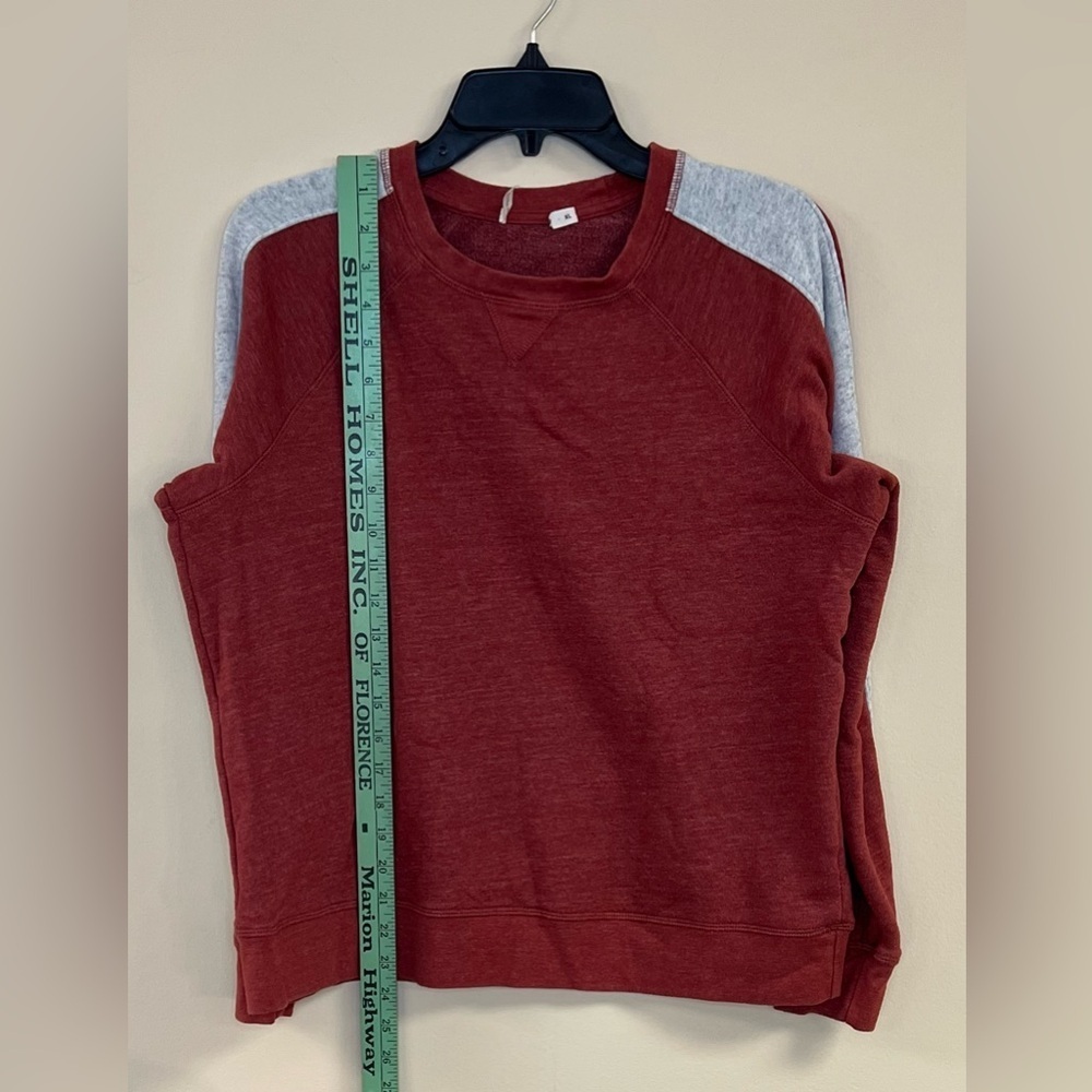 Marine Layer Varsity Raglan in Rosewood - Picture 3 of 7